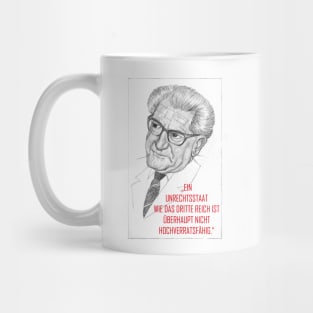 Fritz Bauer quote Mug